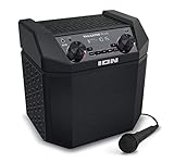 ION Audio Tailgater Plus - 50W Portable Outdoor Wireless Bluetooth Speaker with 50 Hour Battery, Microphone, Radio and USB Charging (Renewed)