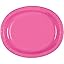 Ruby Red Solid Oval Paper Plates (30cm) Pack of 8 - Elegant & Durable ...
