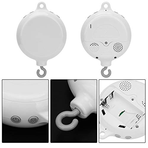 Babybedje Muzikale Doos, Opknoping Musical Bell Batterij-aangedreven Elektrische Muziekdoos voor Baby Baby Crib Bed (12… - Image 5