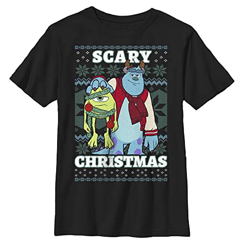 T-shirt Pixar Monsters Disney coton confortable pour garçon noir S