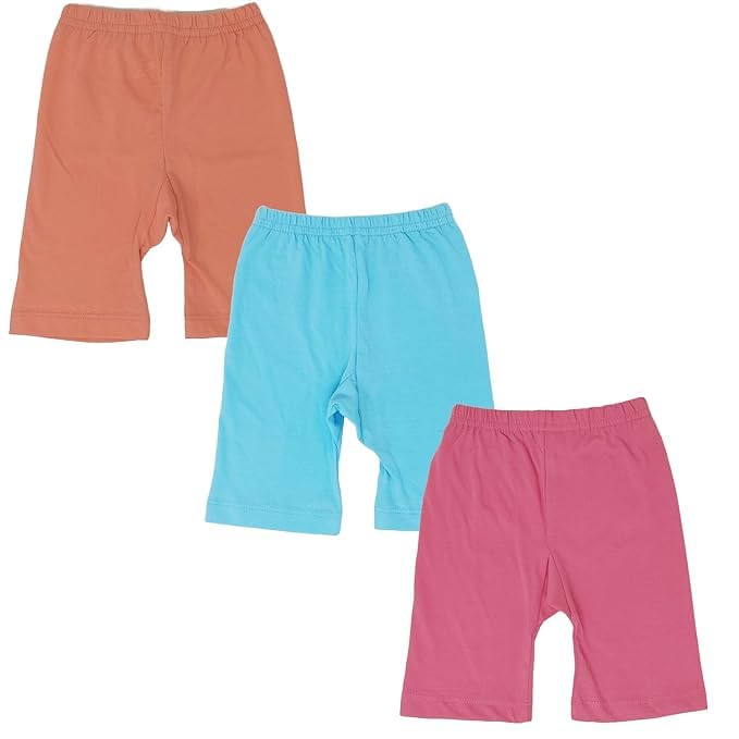Image of MERIDA Cotton Cycling Shorts for Girl's Pack of 3