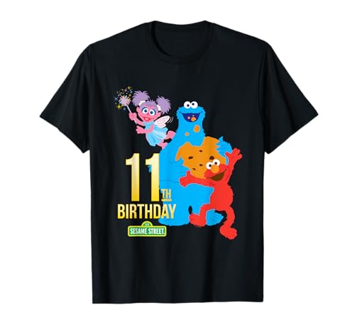 T-shirt Sesame Street 11th Birthday : idée cadeau pour garçon et fille de 11 ans