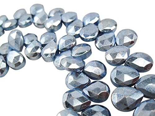 Faceted pyrite beads en briolette pour réparer et personnaliser vos colliers