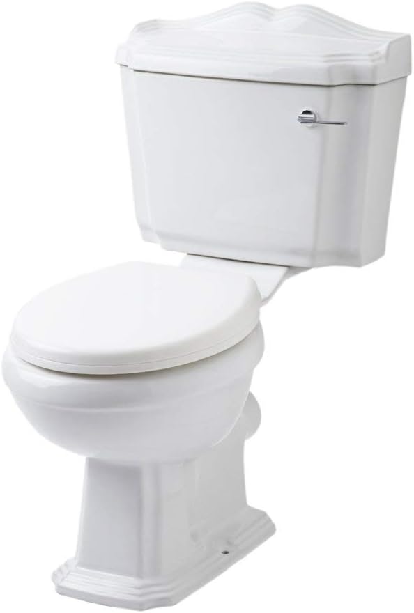 Home Standard® Fitzwilliam Traditional Close Coupled Toilet & Standard Toilet Seat