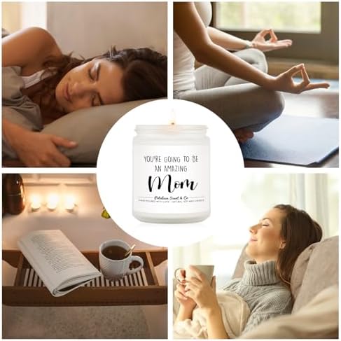New Mom Gifts, Lavender Scented Candle, Mom to be, Pregnancy Gifts for Expecting First Time Moms, Mama, New Mommy Essentials, Congrats Pregnant Friend Wife, You are Going to be an Amazing Mommy
