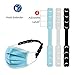 Mask Lanyard Strap - 10 Pack Adjustable Ear Pressure Relief Safety Holder with Repair Tool Kit + Free Screen Protector