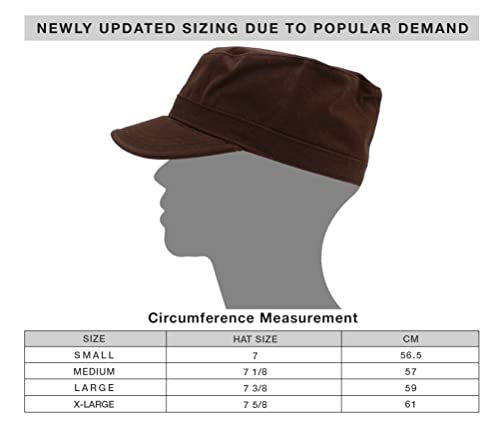 Image of KB-Ethos Cadet Army Cap Basic Everyday Military Style Hat (Now with STASH Pocket Version Available)