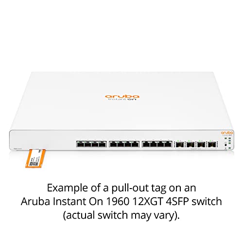 Image of Aruba Instant On 1960 24-Port Gb 20-Port Class 4 PoE | 4-Port Class 6 PoE Smart Switch (370W) - 24x 1G | 2X SFP+ | 2X 10GBase-T (JL807A#ABA) (Renewed)