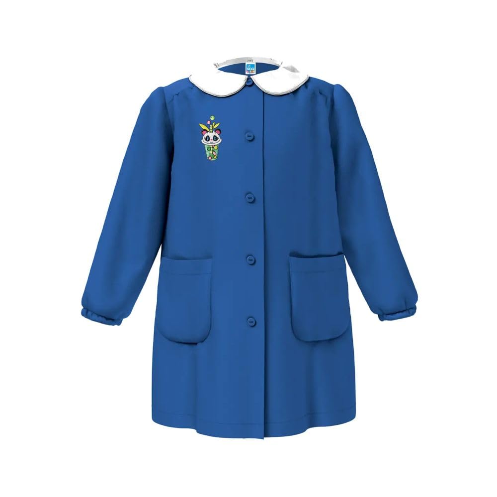 Siggi Happy School Grembiule Scuola Bambina Con Bottoni 33GR4212 Bluette