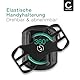 subtel® Handy Sportarmband: Smartphone Armtasche f. Sport Joggen Laufen - Fach f. Schlüssel, Geld - Atmungsaktives Klettverschluss Band - Armband Hülle Handyhalterung Arm Oberarm Tasche Laufarmband