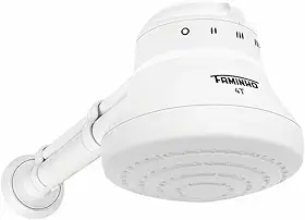CHUVEIRO ELÉTRICO - DUCHA FAMINHO 4T BR 220V 6800W C/CANO 30CM - FAME
