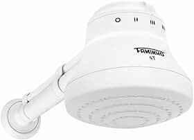 CHUVEIRO ELÉTRICO - DUCHA FAMINHO 4T BR 220V 6800W C/CANO 30CM - FAME