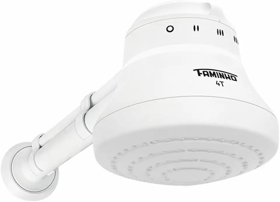 CHUVEIRO ELÉTRICO - DUCHA FAMINHO 4T BR 220V 6800W C/CANO 30CM - FAME