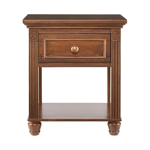 Image of Baby Cache Montana Collection 1 Drawer Nightstand, Brown Sugar