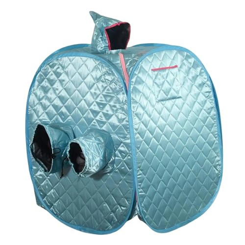 AOEGBY Sauna da Casa Sauna Spa RoomTenda a Vapore Pieghevole Portatile Senza Vapore for Una o Due Persone Portable Sauna(Blue)