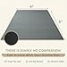 Gorilla Mats Premium Large Exercise Mat – 6x4', 7x4', x7x5', 8x4', 10x4' (1/4