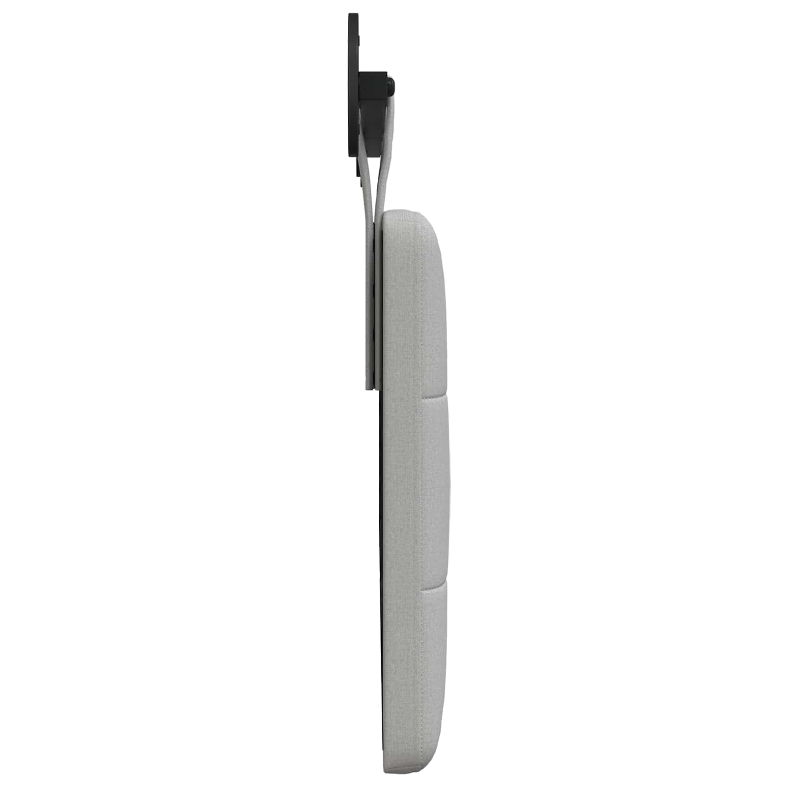 Cabecero colgante cama gris nube tela tapizada – 190 x 55 cm montaje en pared cabecero de cama juego para dormitorio habitación de invitados cojín de pared panel de cama
