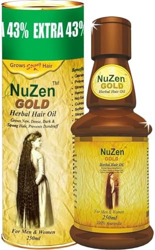Nuzen Gold Herbal Hair 250Ml I Strong Hair Oil I