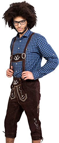 Almwerk Pantaloni in pelle da uomo, modello