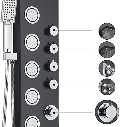 fyheast-Columna-ducha-hidromasaje-Panel-de-ducha-de-acero-inoxidable-con-5-rociadores-de-cuerpo-y-3-juegos-de-ducha-de-mano-columna-de-ducha-de-montaje-en-pared-negro