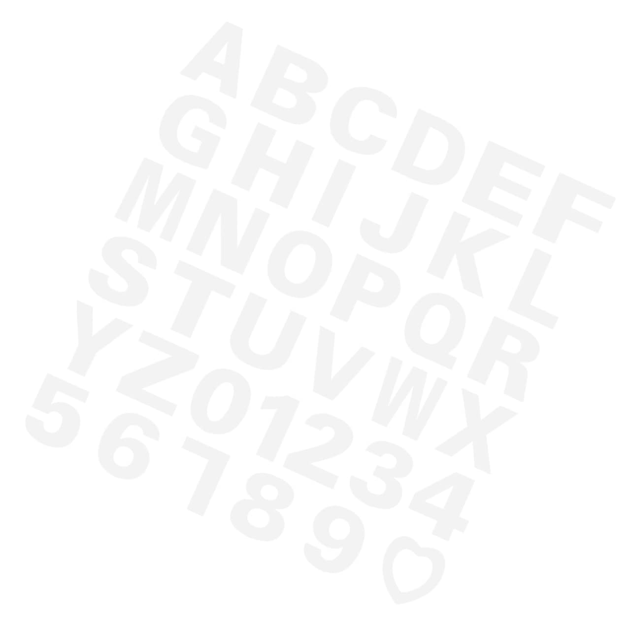 Pochoir lettre alphabet Kichvoe pour réussir facilement vos messages sur moule cake