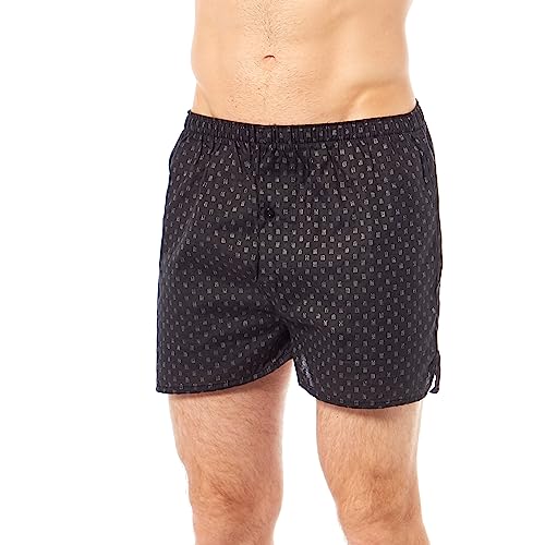 Bóxers tejidos Sock Stack MB01 en paquete de 6 calzoncillos sueltos de algodón para hombre 7