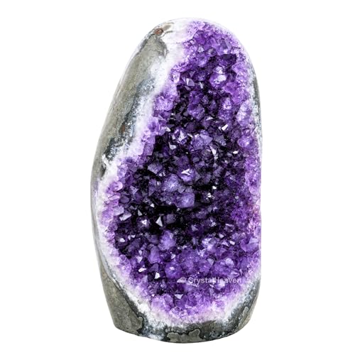 Image of Amethyst Crystal Stone Certified Cluster, 2 to 2.5 KG | Raw Amethyst Stone Original Certified for Energy Cleansing, Meditation, Chakra Balancing, Healing and Decoration Gift
