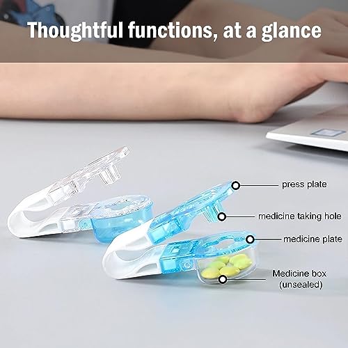 Image of Pill Extractor Tool, Portable Pill Popper Tool, Tablets Pills Blister Pack Opener Assistance Tool for The Elderly, Disabled, Individuals with Weak Senior Arthritis Hands (1 Pcs)