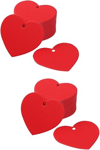 DIYEAH 600 etiquetas de amor para el día de San Valentín, etiquetas de boda, etiquetas para hornear, decoración de corazón, etiquetas en blanco,