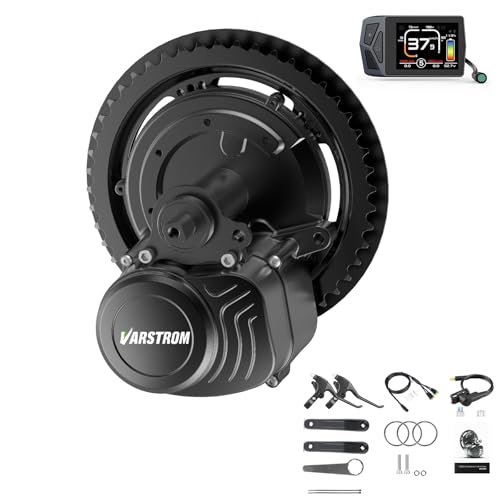 TSDZ Mittelmotor 48V 500W TSDZ-2B, Elektrofahrrad Umbausatz mit EKD01-Multilanguage Ebike Anzeige for BB68mm Moutainbike
