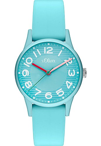 Preisvergleich Produktbild s.Oliver DamenArmbanduhr Analog Quarz Silikon SO-3517-PQ