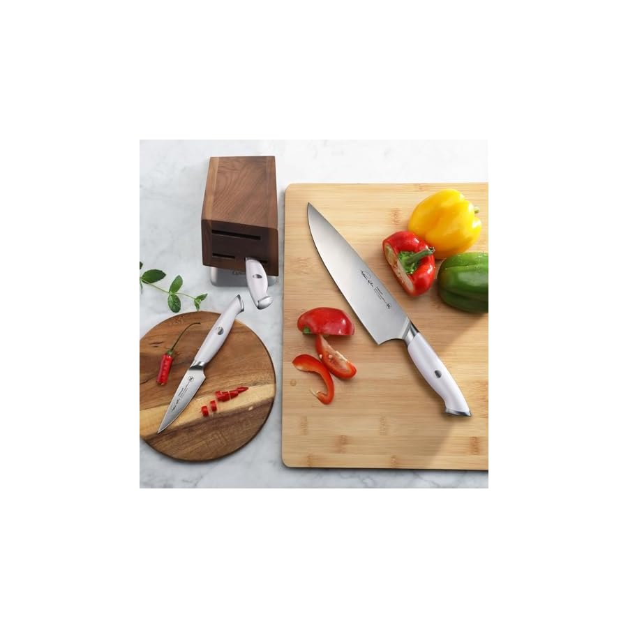 Cangshan-Thomas-Keller-Signature-Collection-4-Piece-Knife-Block-Set-White Cangshan Thomas Keller Signature Collection 4-Piece Knife Block Set, White