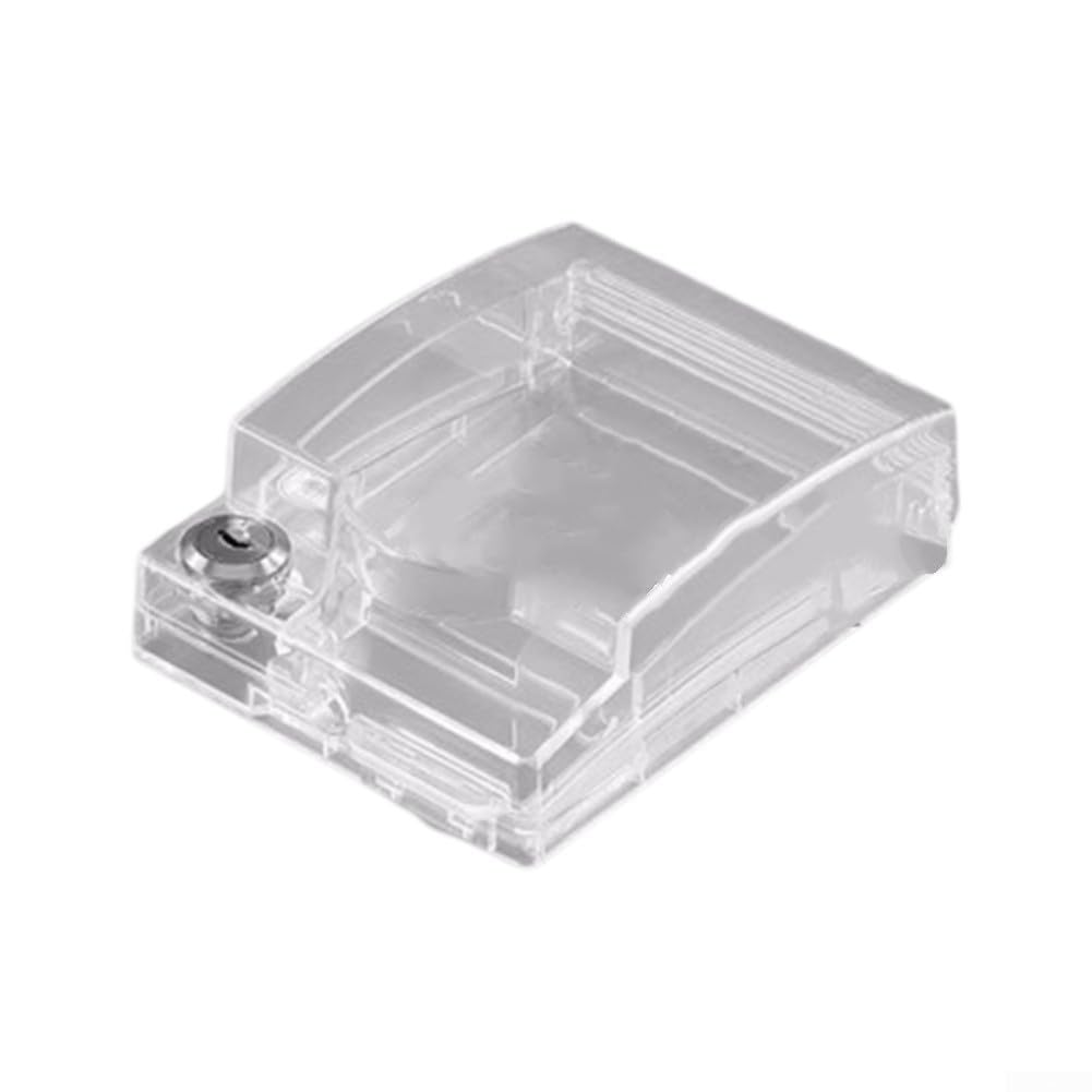LCANALLYMS Outlet cover, Secure Locking Socket Cover Essential for Safe Outdoor Electrical Use(Transparent)