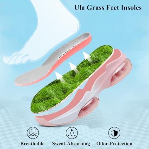 Image of VITUOFLY Kids Basketball Shoes Boys Sneakers Girls Mid-top Sports Shoes | Ankle protection, Non-slip TPR outsole, Cushioned shock-absorbing EVA midsole, Indoor outdoor sports for little & big kids