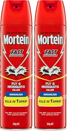Mortein Fast Knockdown Fly & Mosquito Killer 350g