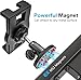 Magnetic Tablet Holder, Metal iPad Magnetic Mount for Fridge/Metal Surface/Cabinet/Whiteboard/Gym Equipment/Warehouse, Compatible with 4.7-13