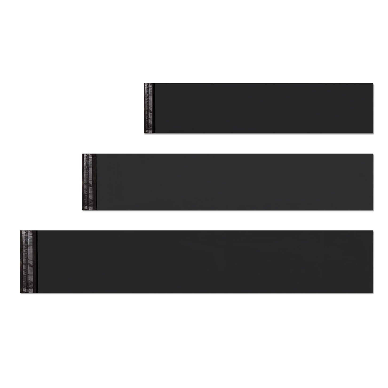 Gintison Long Black Poly Mailers 10x30 Inch 20 Pack Envelopes Bag for Unique Items, Self Sealing Waterproof Mailing Shipping Bags