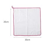 WDEC 10Pcs Bamboo Dish Cloths Towels Kitchen Cloths for Furniture Dining Room Table Cleaning Absorbent Machine Washable, Eco Cloth Fiber Reusable Soft Eco-friendly 30x30cm - Image 5