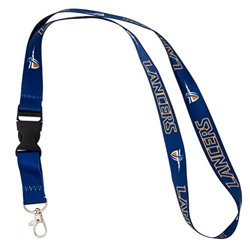 Desert Cactus California Baptist University Lanyard CBU Lancers Crazies Car Keys ID Badge Holder Keychain Detachable Breakaway Snap Buckle (Blue)
