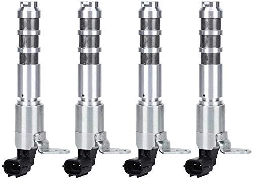 Engine Variable Valve Timing Solenoid VVT Valve for Select 3.0L or 3.6L Buick Cadillac Chevrolet GMC Pontiac Saturn (Replaces 12586722 12636175 12615613) (Pack of 4)