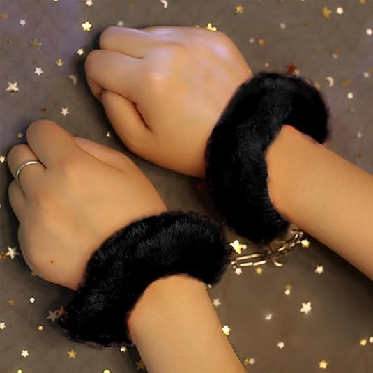 Image of Hand Cuffs Set Couple Handcuffs Fuzzy Handcuffs Fluffy Handcuffs,adult sex toys & games,Bondage Gear & Accessories