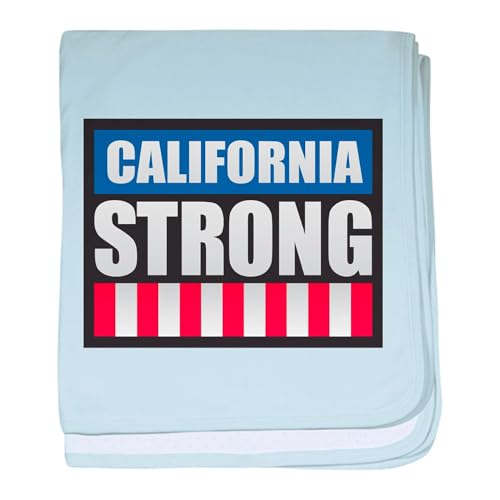 CafePress California Strong Baby Blanket, Super Soft Newborn Swaddle