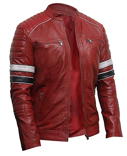 Mejores precios y opiniones de Chaqueta roja cuero que Puedes comprar On-line. 11 Imagen adicional