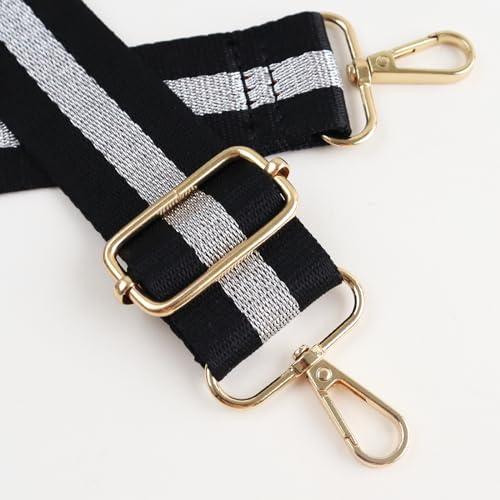 Image of Adjustable Replacement Shoulder Strap Luggage Straps Belt Crossbody Canvas Bag Handbag Purse Strap for Women (H-style 58)