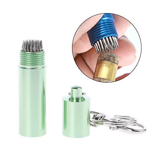 MEIYIN Billiard Pool Table Cue Tip Shaper Pick Pricker Keychain Metal Repair Tool Billiards Accessories - Thumbnail 3