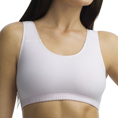 Image of Fruit of the Loom Women's Built-Up Sports Bra, (Pack of 3)