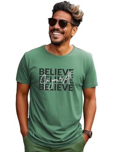 Image of ADRO Tshirt for Men | Printed T Shirt for Men | 100% Cotton Regular Fit T-Shirt |Printed T Shirt