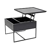 FEI - Computer-Schreibtisch Lift-Top Couchtisch Black Oak Beistelltisch Home/Multifunktions-Lift Lagerung Couchtisch/Hubkante für alle Workstations