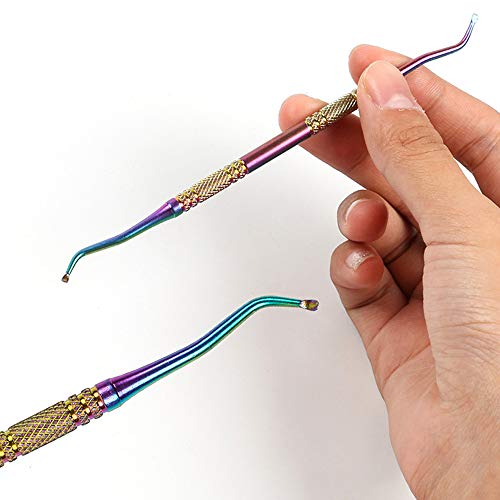 Andoer Levantador de unha encravada dupla face para tratamento de unhas grossas Ferramenta de pedicu