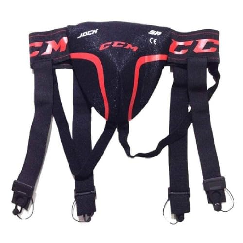 CCM S21 Jock Combo Junior Black Tiefschutz mit Straps